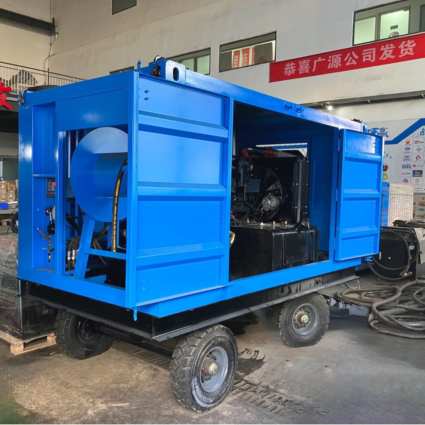 供应郑州广源GYB-2 型市政管道100-800 mm大型管道疏通高压清洗机