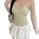 Ruth Korean-style Lace Sling with Chest Pad Slimming Women's Vest Base Slim-fit Outer Wear French Beautiful Back