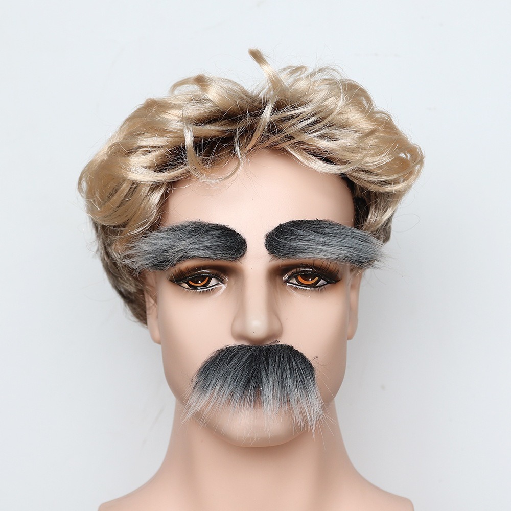 Halloween simulación barba fiesta accesorios vestidos barba negra barba blanca barba falsa Santa Claus