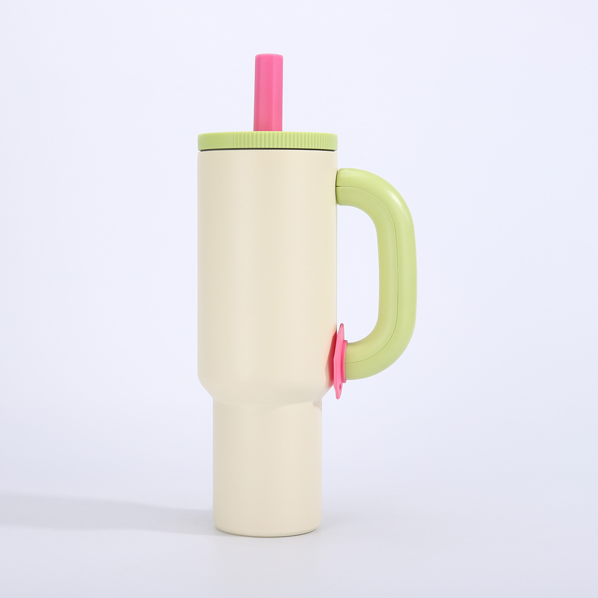 Nuevo 316 taza de acero inoxidable con colgantes de mango portátil taza de automóvil de alto valor facial de chicas lindas tazas de paja