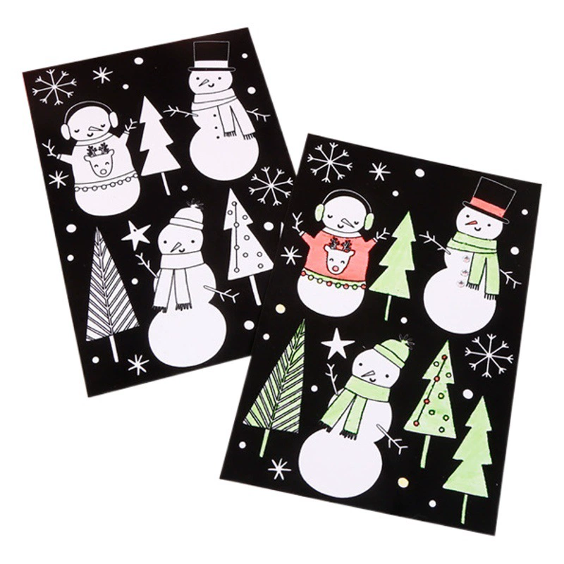 Флокирующая живопись детская творческая бумага цветное наполнение DIY ручная роспись мультфильм доска для рисования детские развивающие игрушки ручной работы в стиле граффити