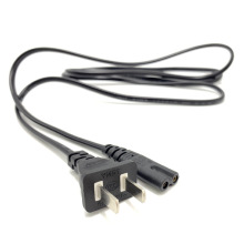 插頭線台燈音響適配器連接線美標美規兩插8字尾口通用 國標電源線