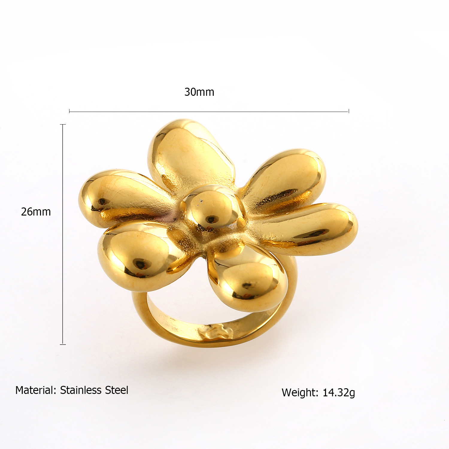 18g Weight Rings Classification 6, 7, 9 Ring Size 1 Piece Quantity Holiday, Daily Occasion Wholesale Jewelry IG Style Classic Style Geometric Titanium Steel Plating Rings