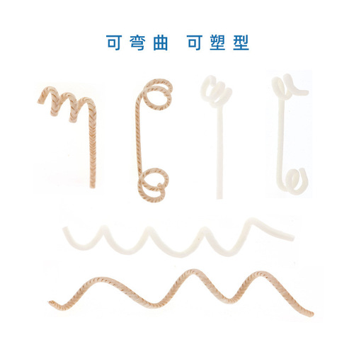 过蜡型环保无烟diy手工香薰蜡烛编织纤维蜡烛棉线芯花线芯木片芯