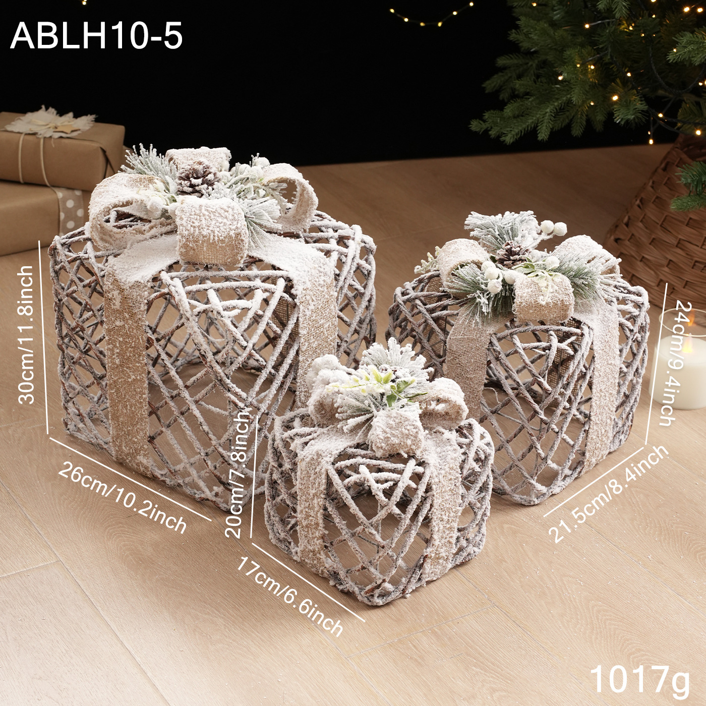 Caja de regalo E / 3 paquetes