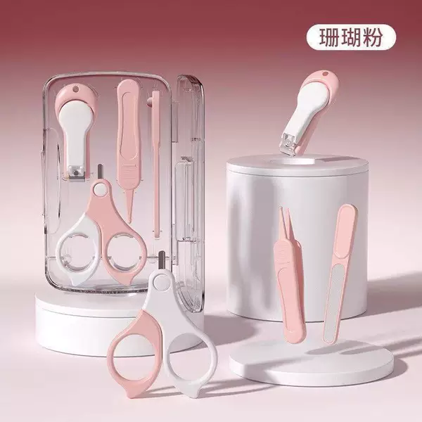 New baby nail clippers, newborn nail scissors, nail grinder, children's care tools, practical and easy to use for kids