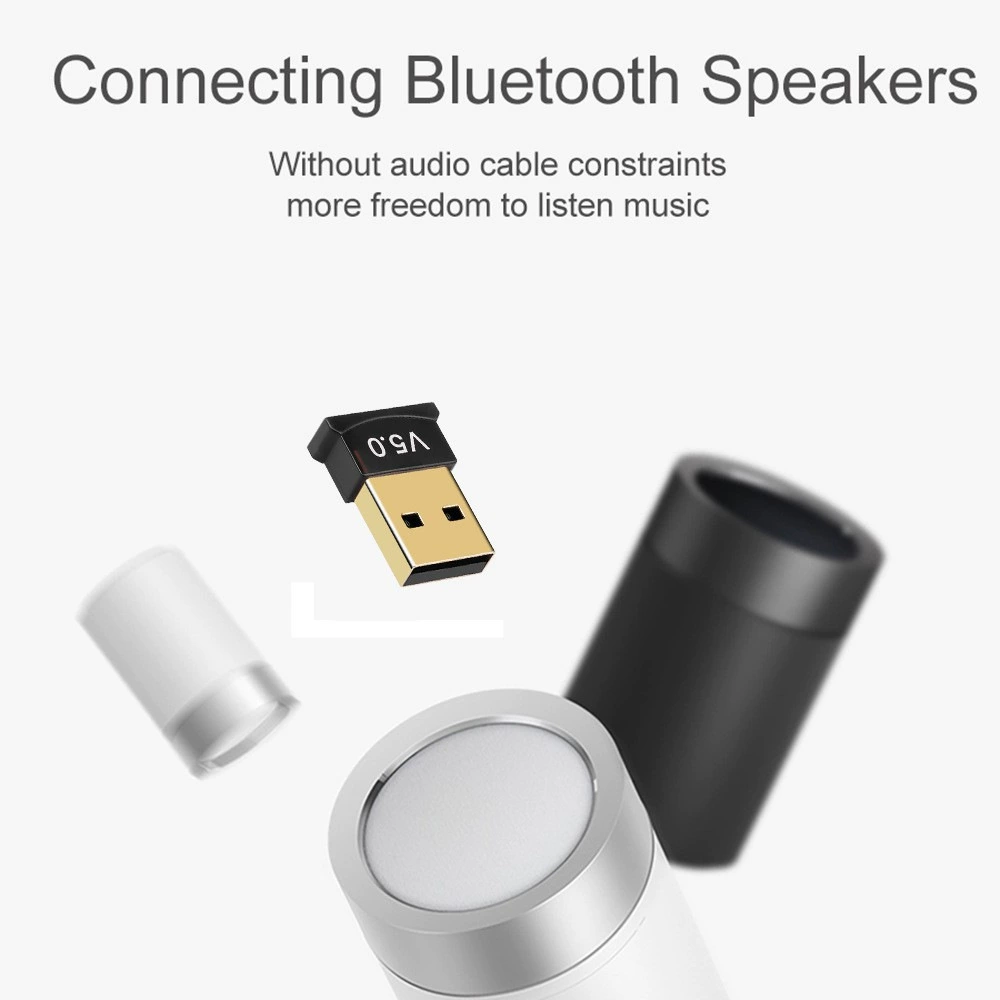 Bluetooth-адаптер 5.0 USB для настольного компьютера и ноутбука, Bluetooth 5.0 приёмник-передатчик