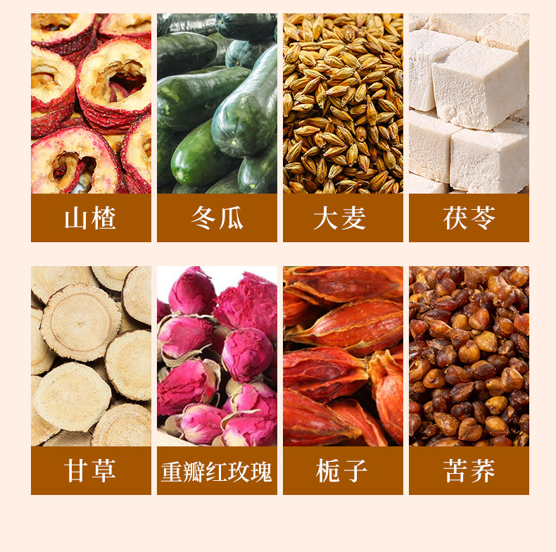 Oil-Cut Belly Tea 100g Winter Melon Lotus Leaf Triangle Tea Bags 20 Count Cold Brewed Herbal Blend quality and texture