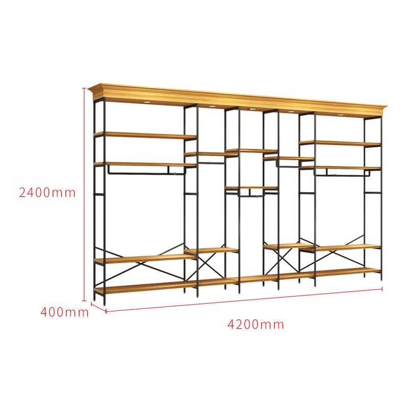 Tienda de ropa soporte de exhibición estante de los hombres piso Live Studio Display stand props estante de gama alta marca de ocio stand