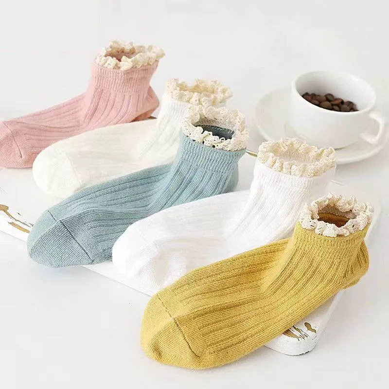 襪子女短襪春夏季韓版女士淺口船襪日系潮流花邊襪個性女學生