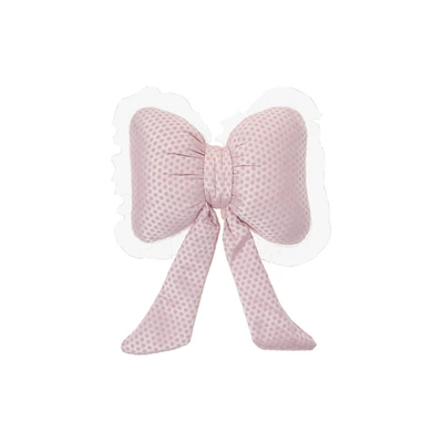 Seat cushion, seat cover — Cushion, Car Decorative Seat Cover - lace-polka-dot-ribbon-headrest-pink