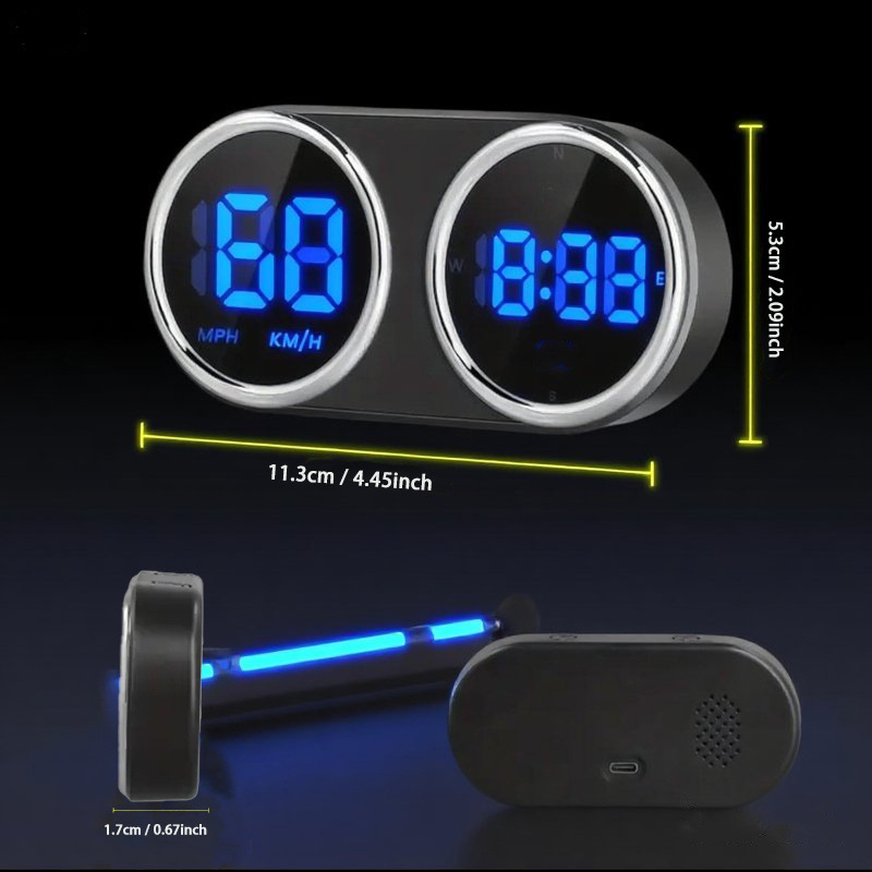 Cross-Border Automotive Universal Hud Head-Up Display Car Navigation Locator Beidou Satellite Electronic Speedometer