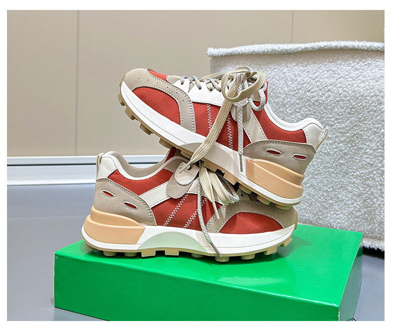 Damen-Freizeitschuhe, Wanderschuhe, Turnschuhe, synthetisches, langlebiges, gepolstertes, leicht zu reinigendes Schuhwerk_voghion.com