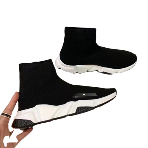 Spring and Autumn New Men and Women High-top Socks Shoes Flat Fashion Trend Elastic Thick-soled Couple Casual Sports Shoes