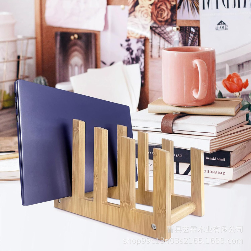 Bamboo Folder Desktop Storage Rack Laptop Stand Desktop Storage Mail Letter Book Organizer Bamboo Folder Desktop Storage Rack Laptop Stand Desktop Storage Mail Letter Book Organizer