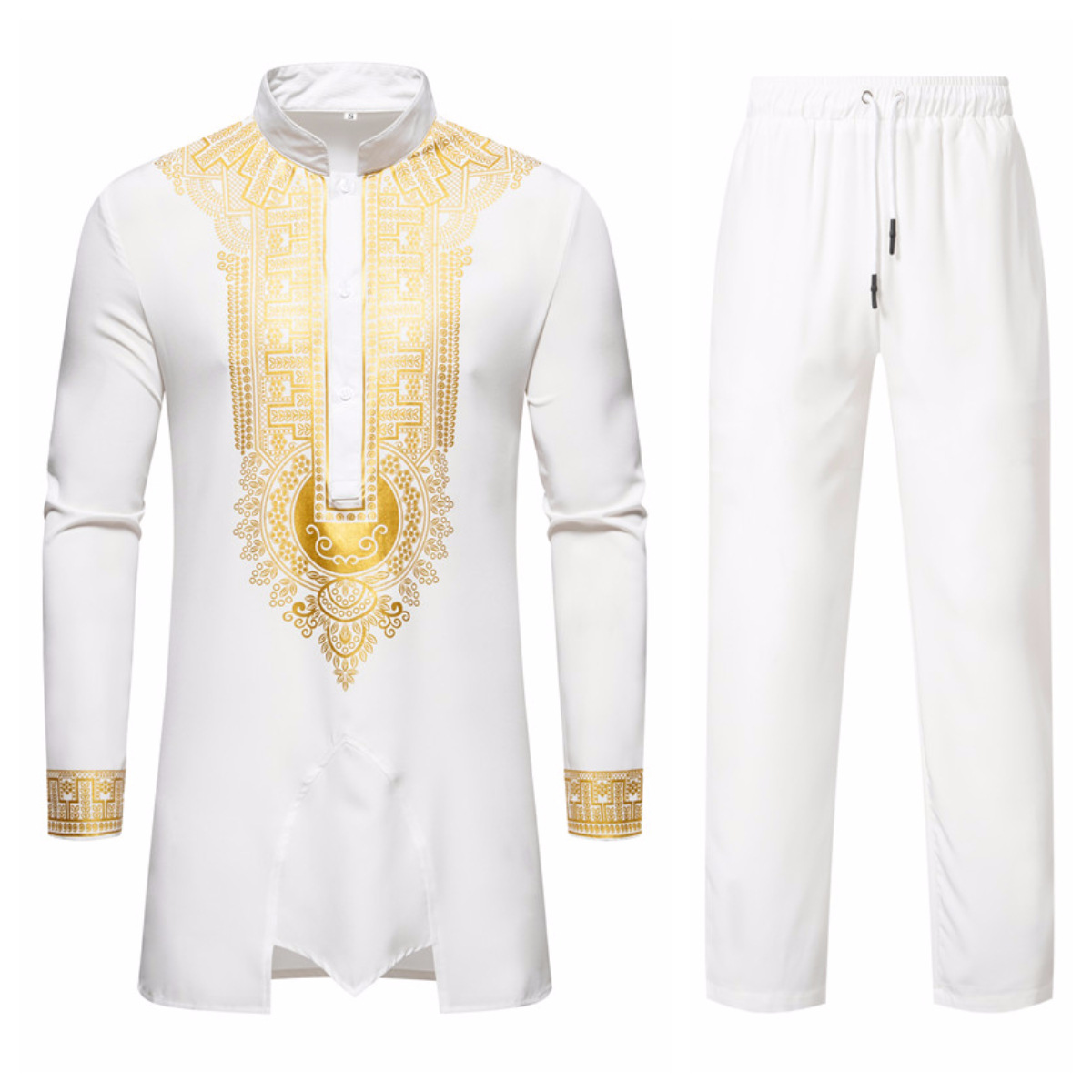 (Cross-border trading), shirt, set, trousers for leisure 4