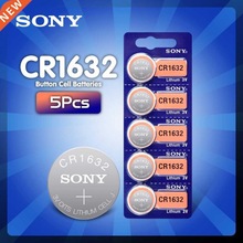 5pc/lot Original CR1632 Button Cell Battery Watch Car跨境专1