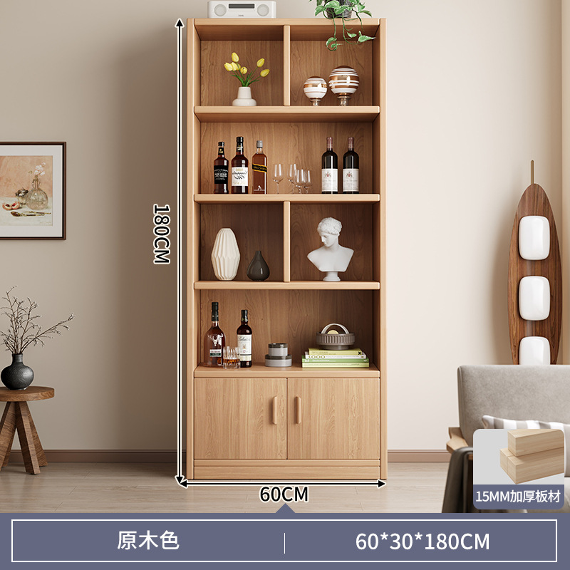 Estante de exhibición para té de estilo chino de madera maciza, pequeño gabinete multiusos, estante decorativo para sala de estar. image 22