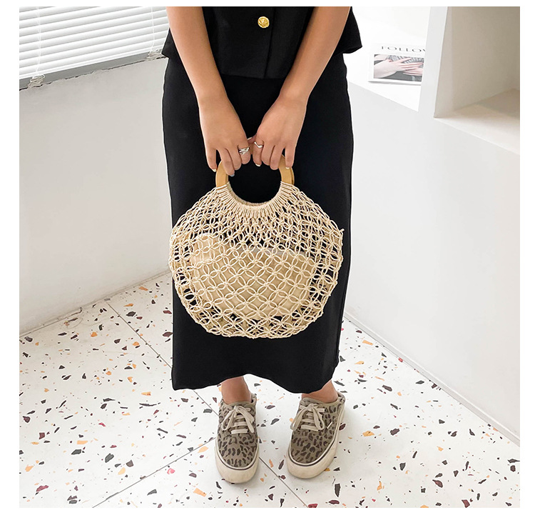 New Fashion Casual Straw Woven Handbag Wholesale Nihaojewelry display picture 11