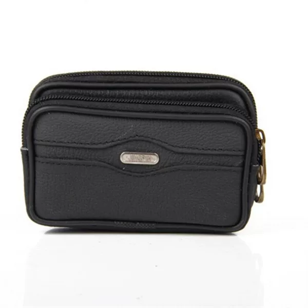 Mobile Phone Waist Bag for Men, Small Synthetic Leather Phone Case, Men's Belt Bag, Elderly Belt Pouch, Construction Site Bag Wholesale