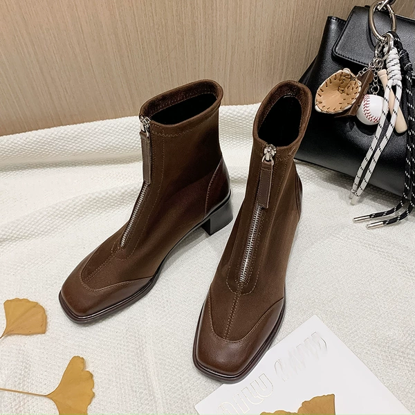 Brown leather