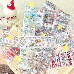 韓風ins手描き落書き風ネイル転写紙kitty芸術要素かわいい実用kittyイラスト