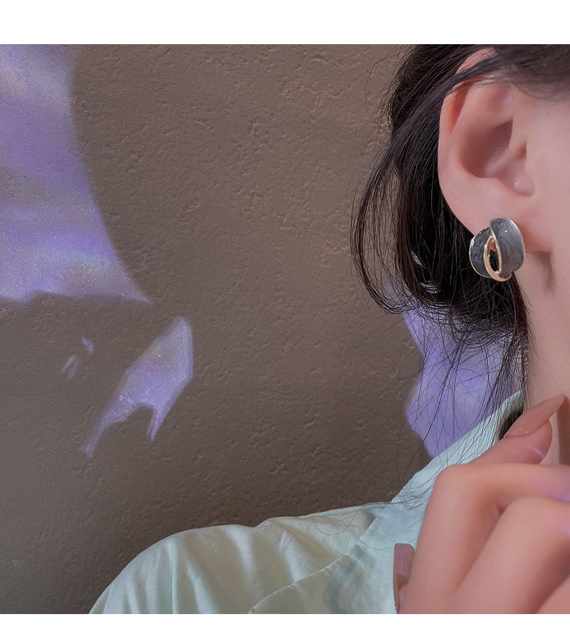Geometric Pattern 1 Pair Fashion Geometric Alloy Enamel Women's Ear Studs