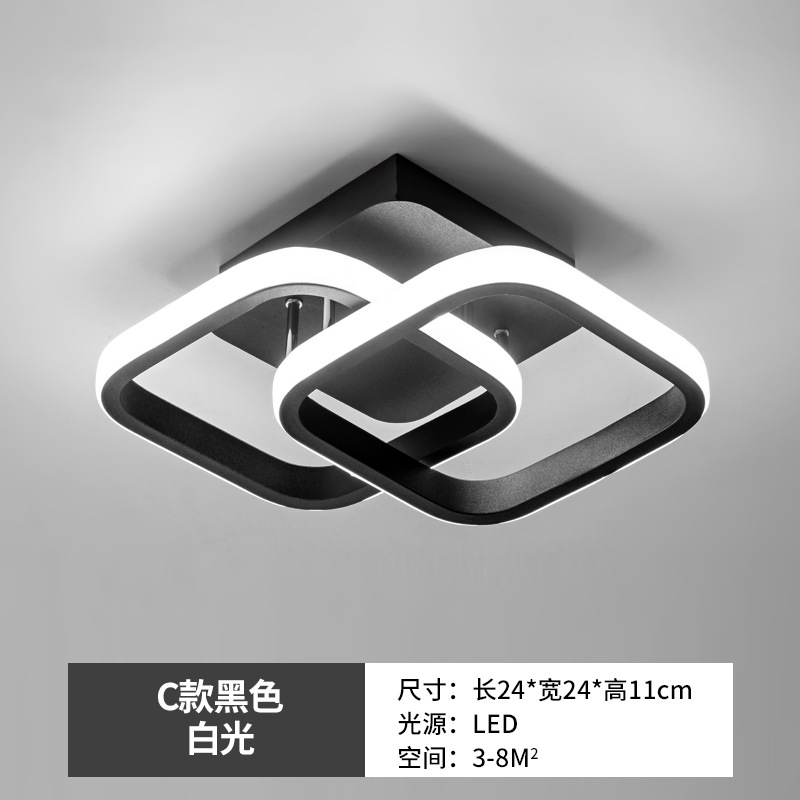 Cuerpo humano inducción entrada luz pasillo luz escaleras guardarropa balcón luz de techo moderno minimalista