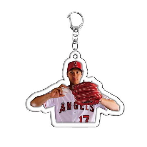 Shohei Ohtani, baseball player, pitcher, acrylic keychain, pendant, character peripherals, cross-border