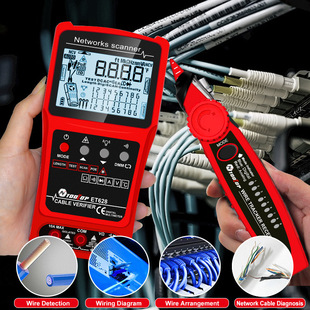 TOOLTOP ET628 Series Multi-function Finder Multimeter Red Pen Three-in-One Network Cable Length 600m