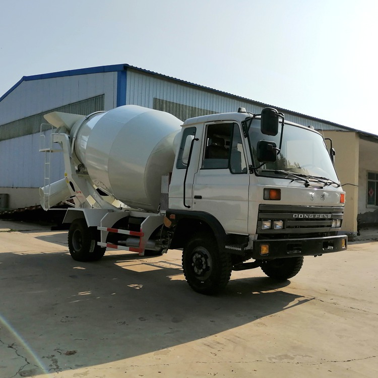 工程搅拌车 东风单桥水泥散装搅拌罐车 6方混凝土搅拌车型号