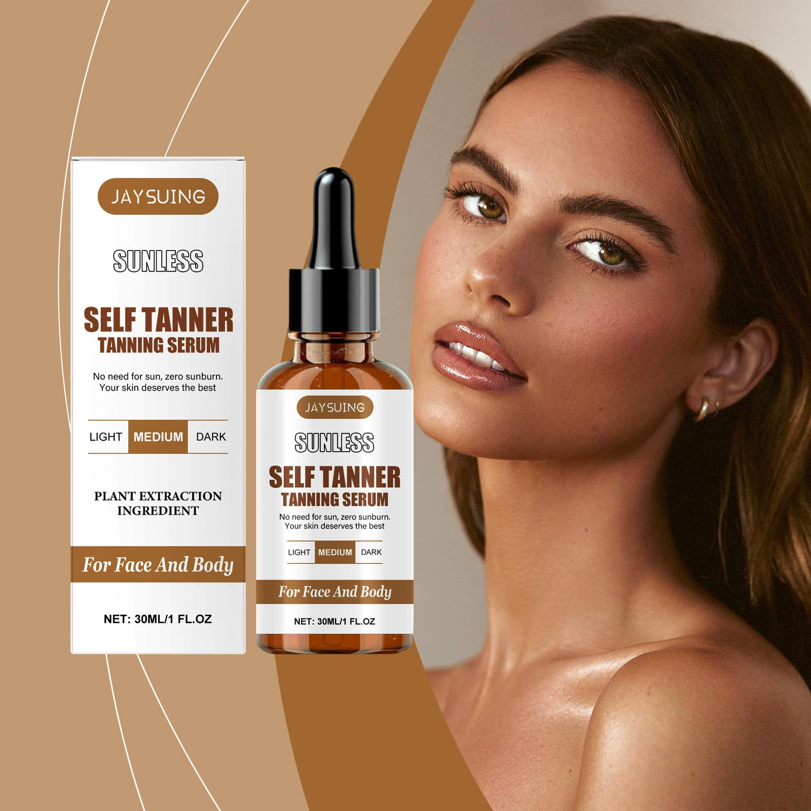 JAYSUING Blackening Essence Увлажняющая пшеничная кожа и выравнивающая тон кожи Чернение Травяная эссенция