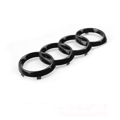 Bright Black Front Emblem and Car logo