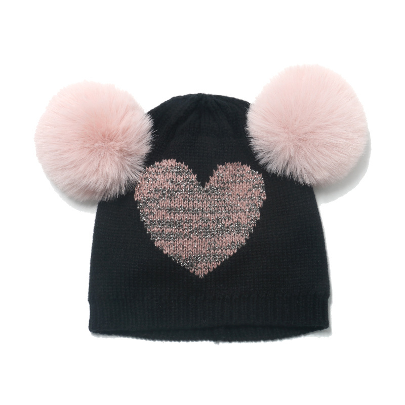 Warm Knitted Wool Hat For Women And Girls Simple Solid Colour_voghion.com