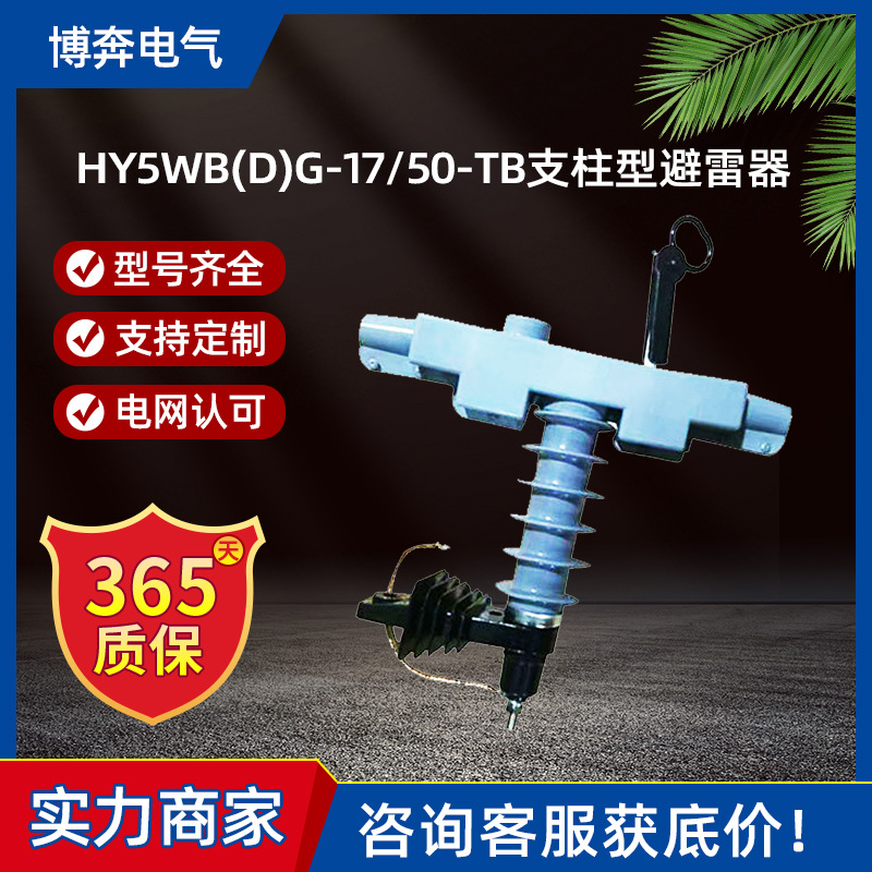 HY5WB(D)G-17/50-TB Pillar Type High Voltage Zinc Oxide Arrester Outdoor 10KV Cable Head Matching Transformer