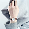 Trend retro quartz belt suitable for men and women for beloved, watch, Korean style, simple and elegant design