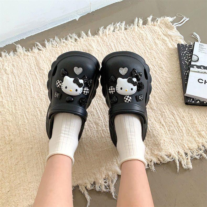 Cute Cartoon Flat Clogs for Women, Summer Outdoor Closed-Toe Beach Sandals, Lightweight Versatile Slippers for Women Cute Cartoon Flat Clogs for Women, Summer Outdoor Closed-Toe Beach Sandals, Lightweight Versatile Slippers for Women