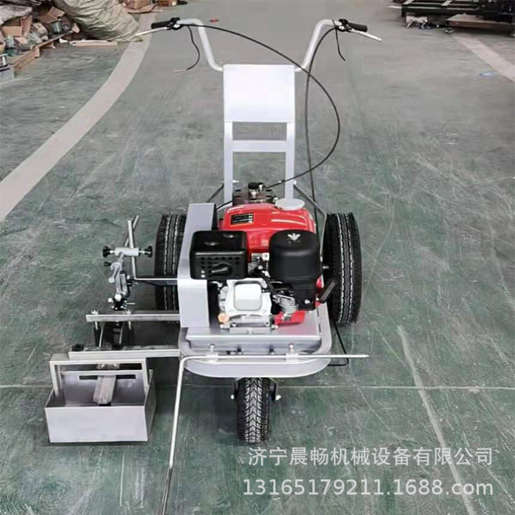 现货手推式划线机  塑胶跑道5-15公分划线机 道路挡板划线机