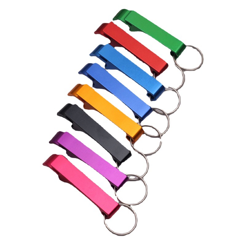 Directly from the Manufacturer, In-Stock Creative Aluminum Alloy Beer Bottle Opener Keychain, Bottle Opener, Promotional Small Gift with Logo Printing