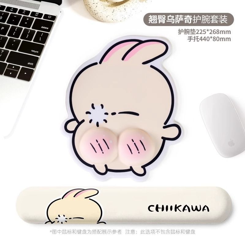 Lindo feliz pescado muñeca pad mouse pad muñeca pad teclado pad oficina mouse pad para niñas