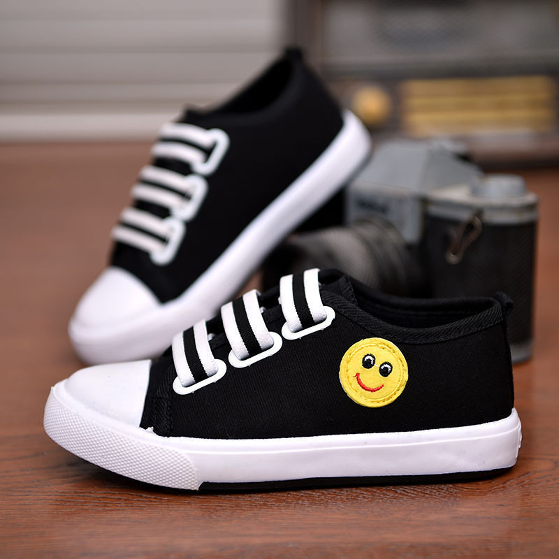 Children's canvas shoes, boys breathable...