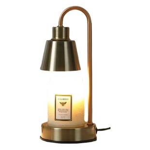Decorative Aroma Lamp Melting Wax Lamp Melting Candle Lamp Household Plug-in Bedside Nordic Lamps Metal Timing Small Table Lamp