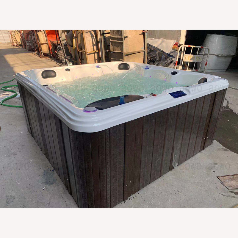 Villa Garden Independent Whirlpool Acrylic Massage Spa Pool Outdoor Hot Tub 5-Person Spa Bath