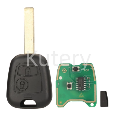 Suitable for Peugeot Citroen Straight Remote Control Car Key Id46 Chip 433 Frequency Non-Electronic Chip Model (Car Keys) - separate-46-chips-hu83