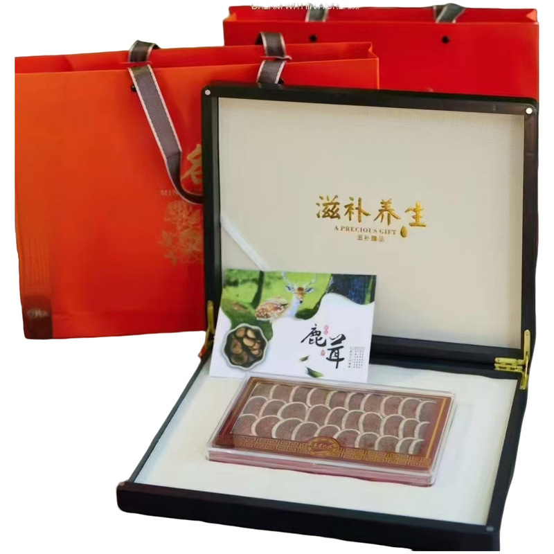 鹿茸片批发礼盒装东北吉林鹿茸红粉片血片代发送礼泡酒滋补|undefined