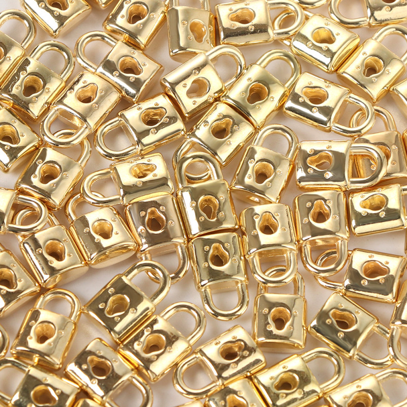 Jewelry Accessories Ccb Lock Buckle Small Pendant Beads Handmade DIY Materials Bracelet Necklace Hand String Small Pendant Jewelry Accessories Ccb Lock Buckle Small Pendant Beads Handmade DIY Materials Bracelet Necklace Hand String Small Pendant