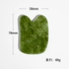 Green Phoenix Jade Large U-Shaped Scraping Board