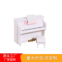 模擬ミニピアノ楽器ミニチュアシーン装飾品食品おもちゃドールハウスアクセサリー子供用ままごとおもちゃ