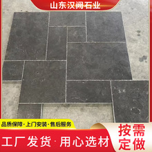 古建筑园林工程用青石板 室外青石文化石仿古铺路石自然面青石板