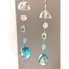 【鲨鱼和鲸鱼】夏日手作串珠自制少女心ins手机链风铃咕本ccd挂件